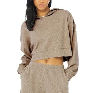 Alo Yoga Muse Hoodie | Gravel Heather | Size Medium